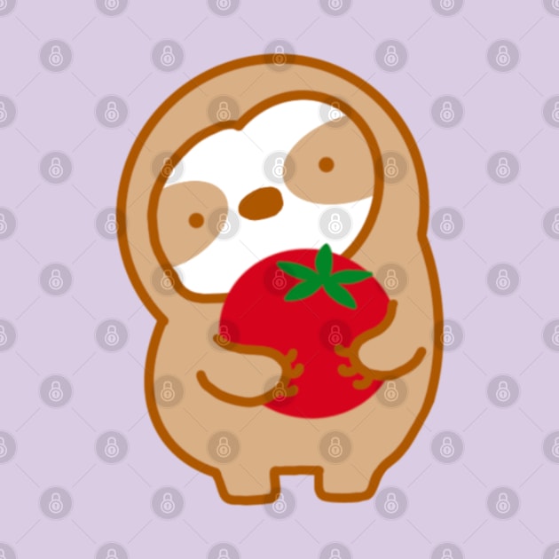 Cute Tomato Sloth by theslothinme