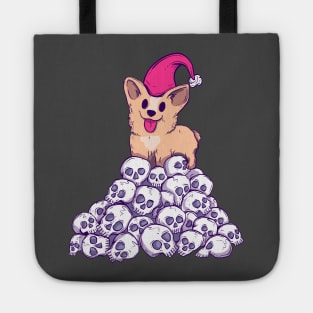 Deck the halls with skulls and bodies Tote