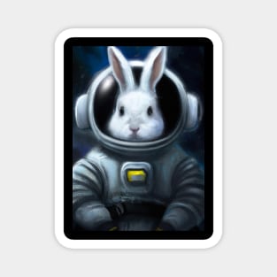 Rabbit in Space Magnet