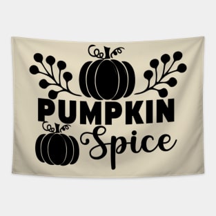 Pumpkin Spice Simple Lettering Tapestry