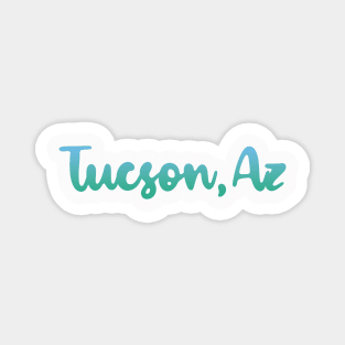 Tucson Arizona map  Arizona tourism Tucson AZ Magnet