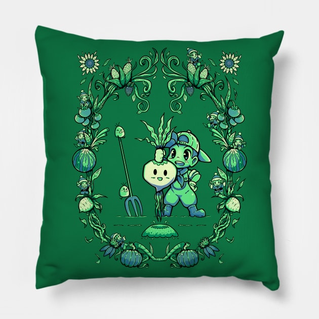 Fruit of the Harvest Pillow by TechraNova