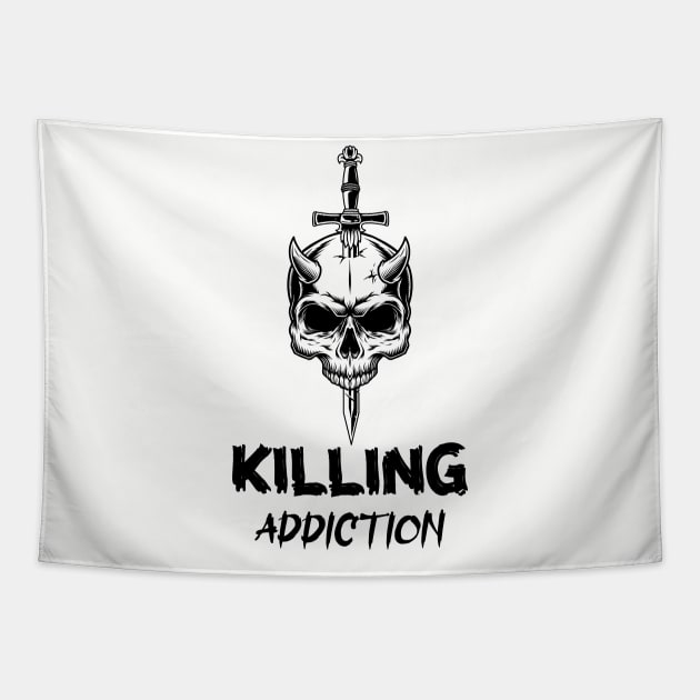 Killing Addiction Tapestry by Norzeatic