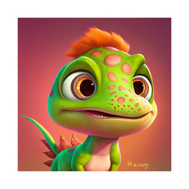 Baby Dinosaur Dino Bambino - Hanry by KOTOdesign