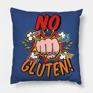 No Gluten Comic Pillow