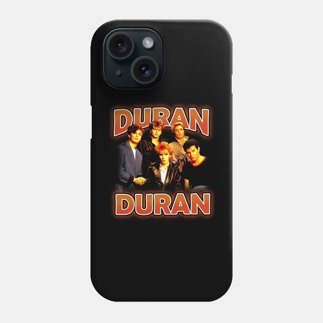 Cinematic Glam Rock Vanguard Power Duran Vintage Scenes Apparel Phone Case by Anime Character Manga