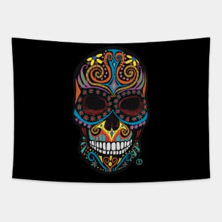 Dia De Los Muertos Calavera Sugar Skull Tapestry