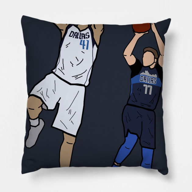 Dirk Nowitzki x Luka Doncic Signature One Leg Fadeaway - Dallas Mavericks