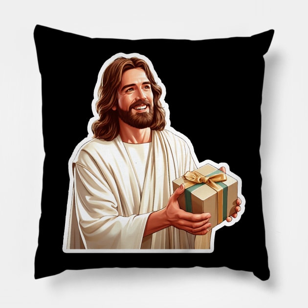 Jesus Is The Reason Pillow by Plushism