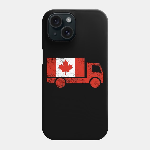 Canada Flag Truck Phone Case by Decamega