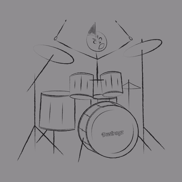 Angry Stick Drummer by DUSTRAGZ