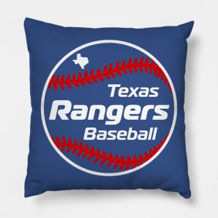 Rangers 80s Retro Ball Pillow