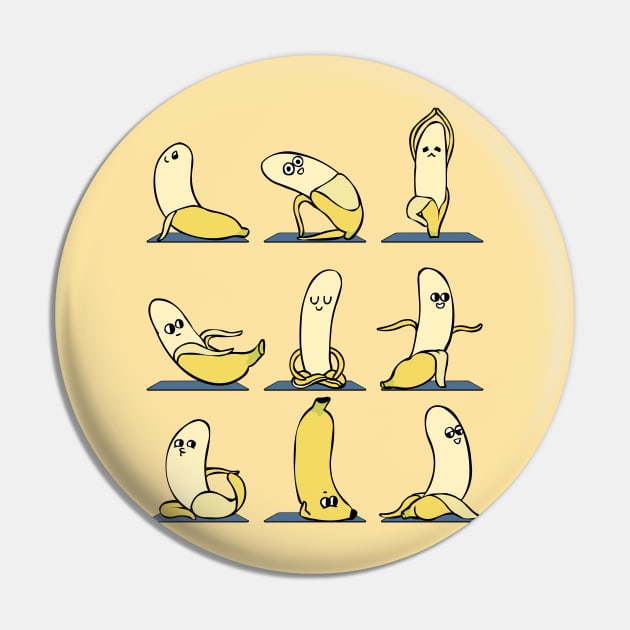 Banana Yoga Pin by huebucket