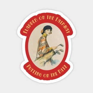 Flapper On The Fairway Magnet