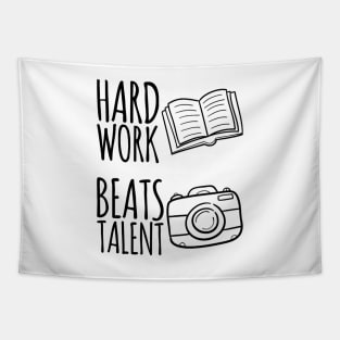 Hard Work Beats Talent Tapestry