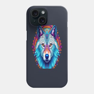 Wolf Mandala Animal Ilustration Phone Case