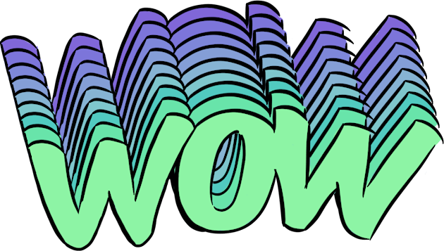 WOW Kids T-Shirt by svalnes1