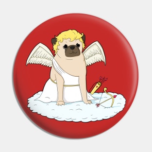 Cupid Pug Pin