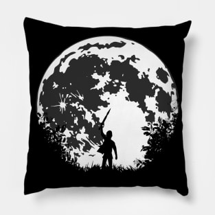 Wander in Moon (silhouette) Pillow