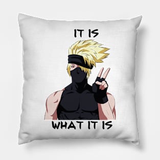 Anime motivational poster Pillow