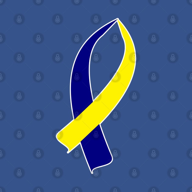 Down Syndrome Awareness Ribbon by BlakCircleGirl