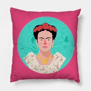 Cute Frida Kahlo Pillow