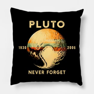 Vintage Retro Planet Pluto 1930-2006 T-Shirt - Nostalgic Space Tee Pillow