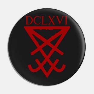 DCLXVI Pin