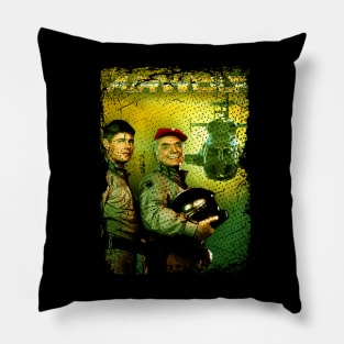 Danger in the Skies Airwolfs Movie Tee Pillow