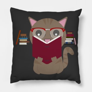 Reader Cat Pillow