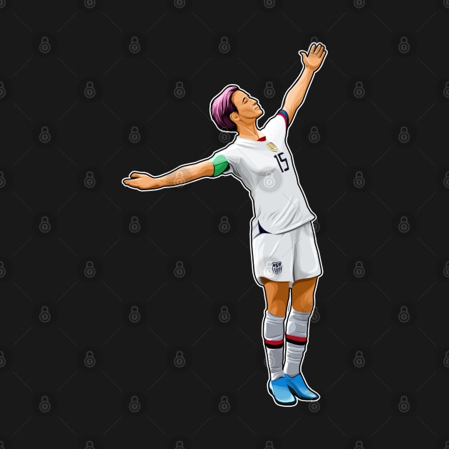 Megan Rapinoe #15 Iconic by RunAndGow