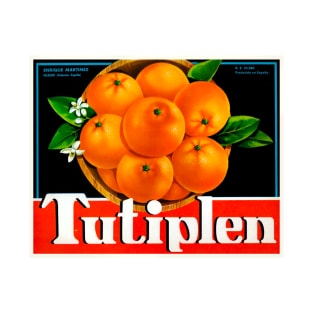 Tutiplen Brand crate label T-Shirt