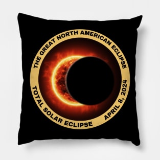 The Great North American Eclipse Pillow