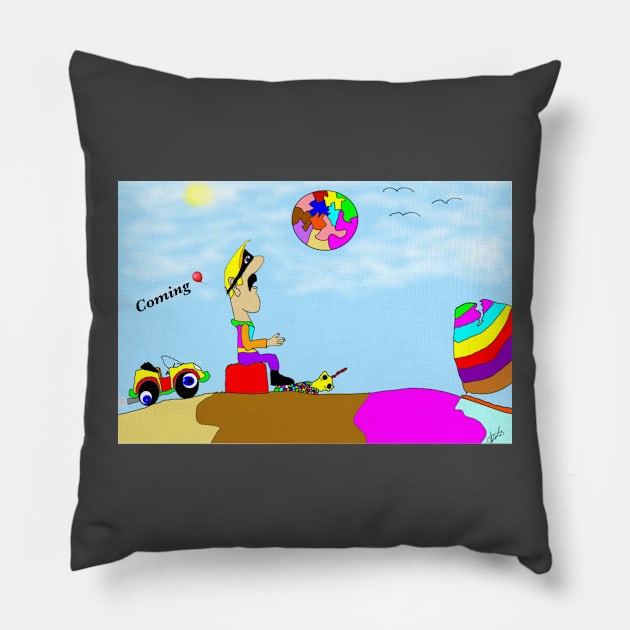 Alex Adventure Pillow by YFTV