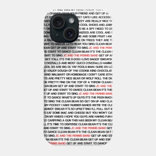 JCPB Clean Bean Lyrics Phone Case