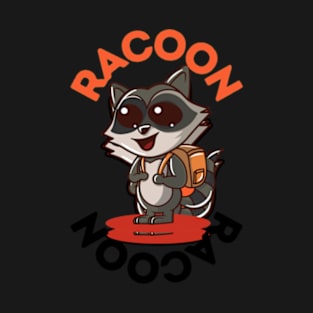 Raccoon cute funny T-shirt Big Eyes T-Shirt