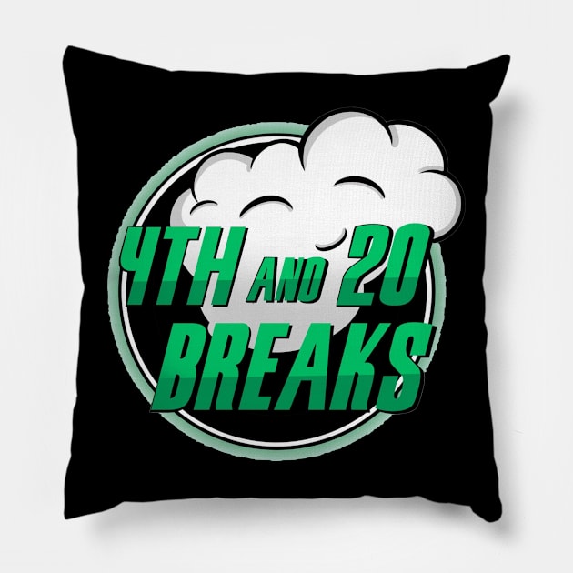 4th and 20 Sports Breaks 2 Pillow by 4th and 20 Clothes