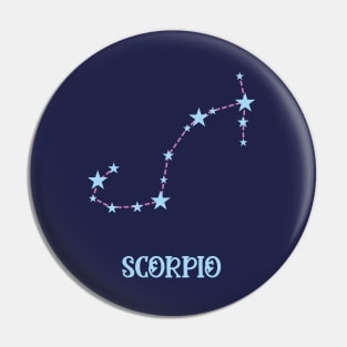 Scorpio Zodiac Sign Constellation Pin