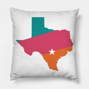 San Antonio Spurs Map Pillow