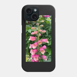 Perennial Pink Foxglove Flower Phone Case