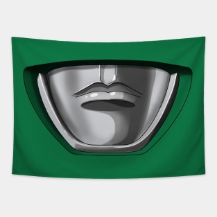 Mighty Morphin Power Mask GREEN Tapestry