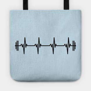 Barbell, heartbeat of lifting Tote