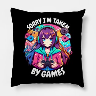 Sorry I'm Taken by games Pillow