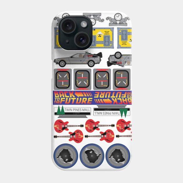 All of your favorite Back to The Future Memories Phone Case by DQDesigns By Chele