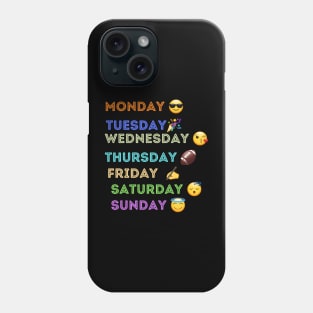 days of the week Phone Case