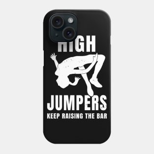 Womens High Jump Bar Pun Girl Athlete Gift Phone Case