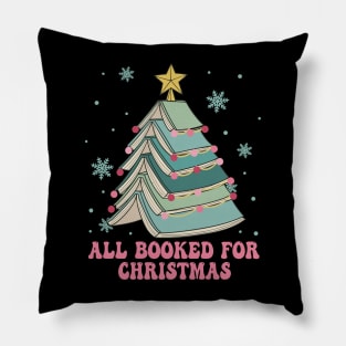 All booked for christmas Pillow