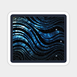 Texture mix blue Magnet