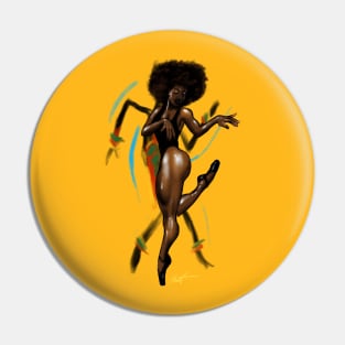 Black Ballerina 2 Pin