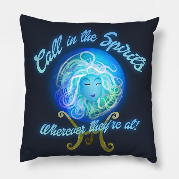 Madame Leota - Call in the Spirits Pillow by The Lissette Collective